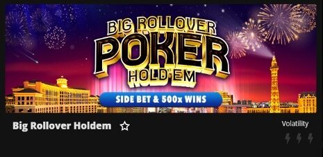 Big Rollover Holdem Wild Casino