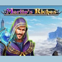 Merlin's Riches slot game logo
