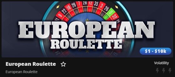European Roulette at Wild Casino