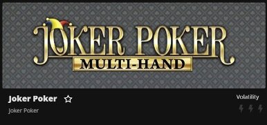Joker Poker video game