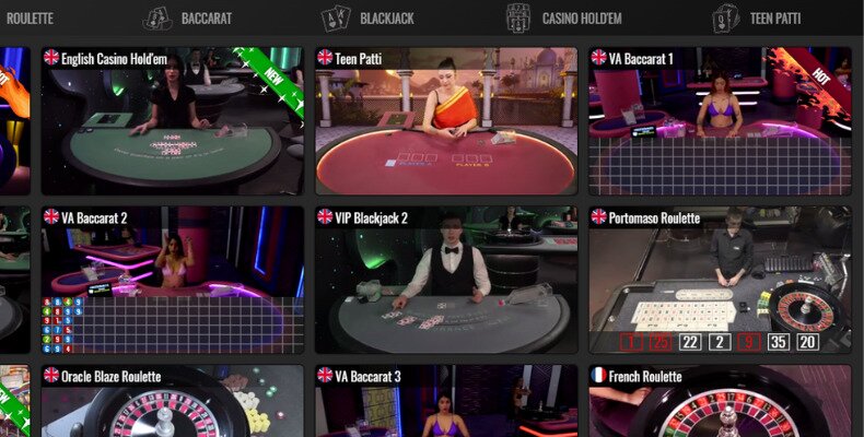 PlayAmo Live Dealers