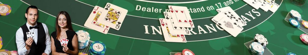 Blackjack Dealer Banner