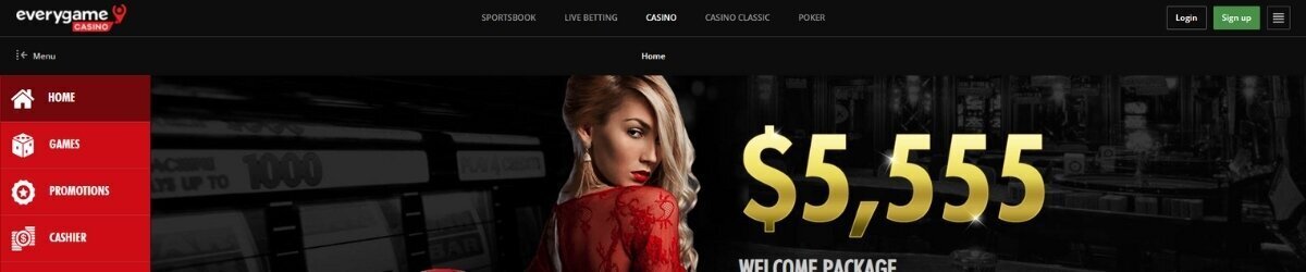 Everygame Casino Banner