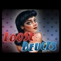 Loose Deuces game tile featuring a women with black hair and a tattoo.