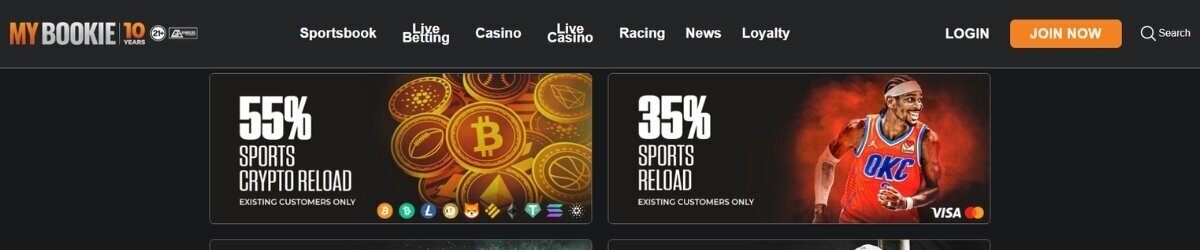 MyBookie Reload Bonus