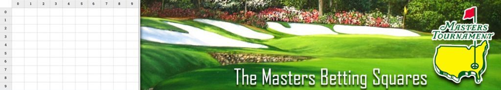The Masters Betting Squares