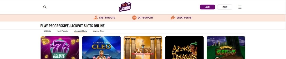 Cafe Casino slots