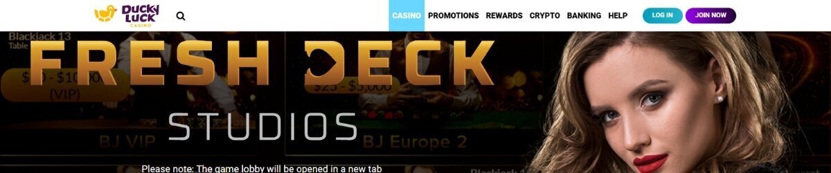 DuckyLuck Live Casino