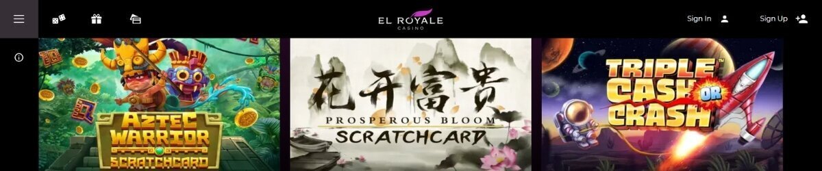 El Royale Casino specialty games