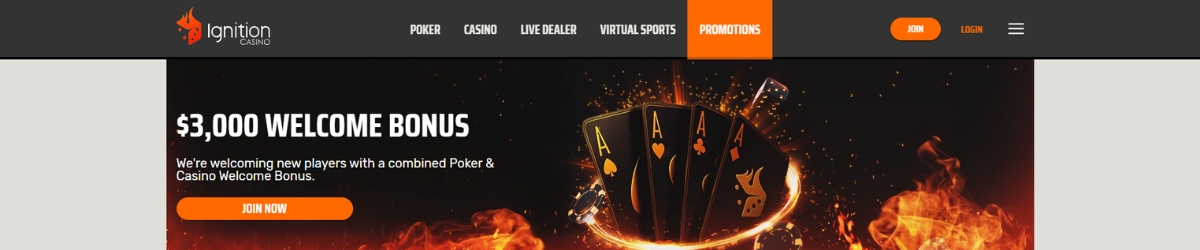 Ignition Casino and Poker Welcome Bonus