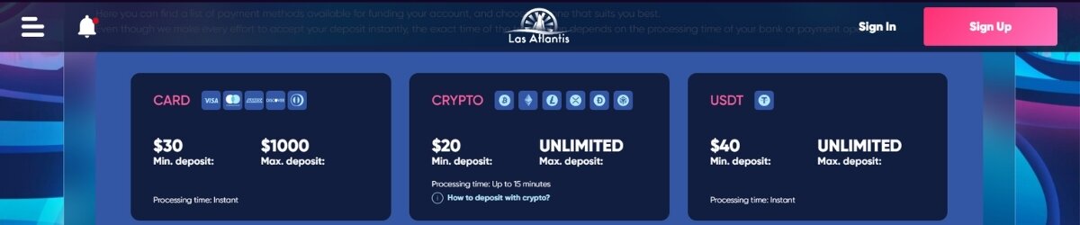 Las Atlantis Banking Banner
