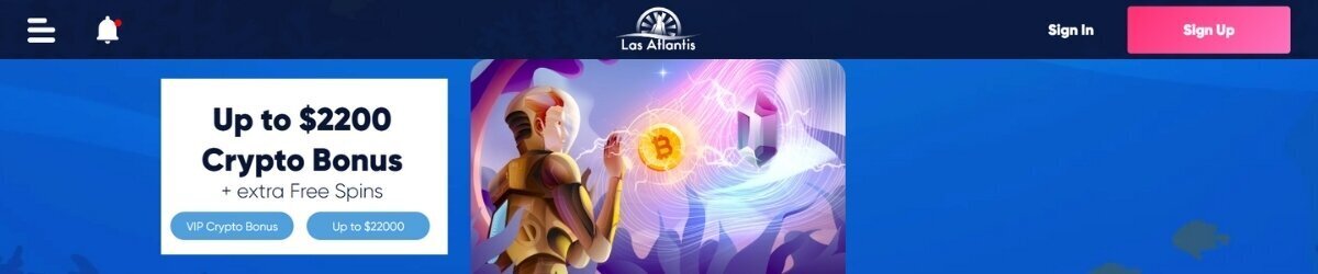 Las Atlantis Crypto Bonus