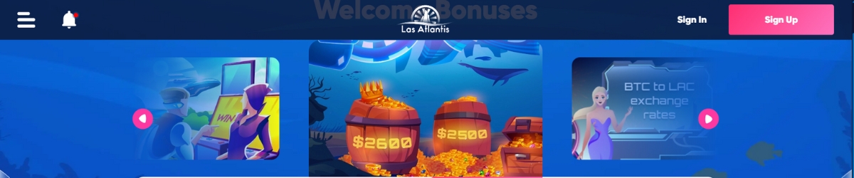 Las Atlantis Free Spin Bonuses