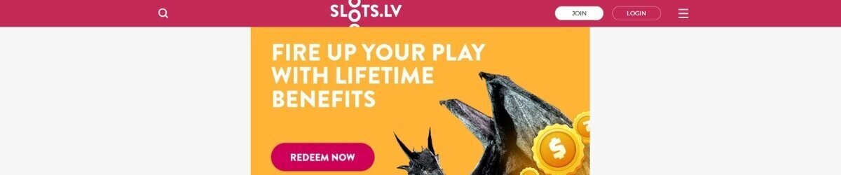 Slots.lv Rewards Banner