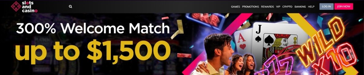 SlotsandCasino Bonus Banner