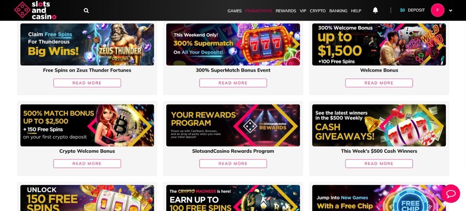 SlotsandCasino Promotions