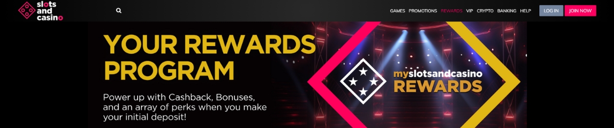 SlotsandCasino Rewards Program