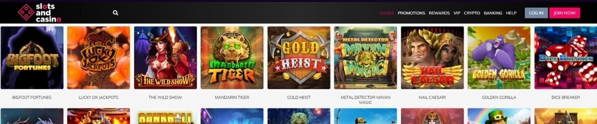 SlotsandCasino slots banner