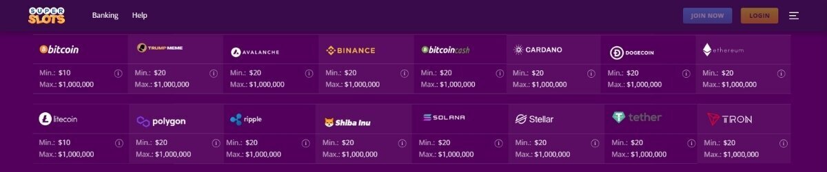 Super Slots Crypto