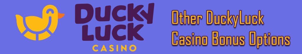Other Duckyluck Casino Bonus Options