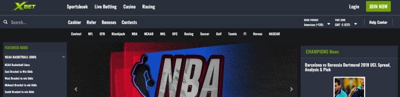 XBet sportsbook banner.