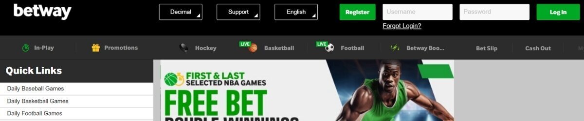 Betway Sportsbook Banner
