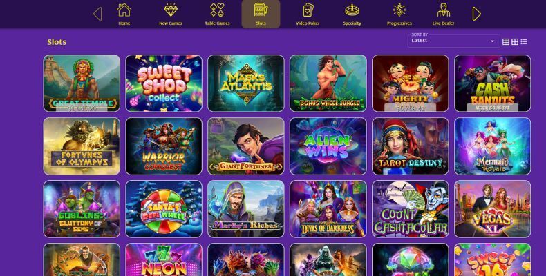 High Country Casino Interface