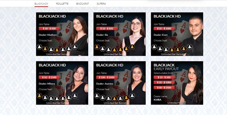High Country Casino Live Dealers