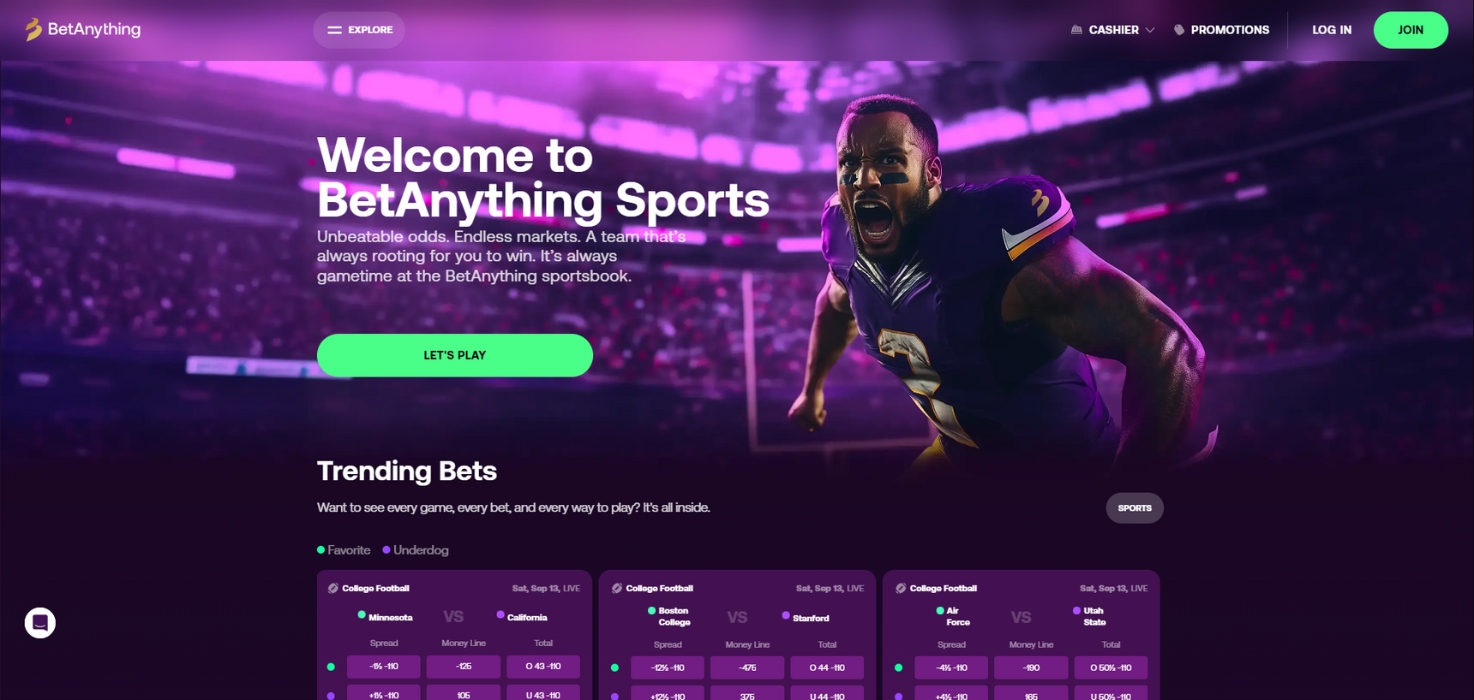 BetAnything Sportsbook