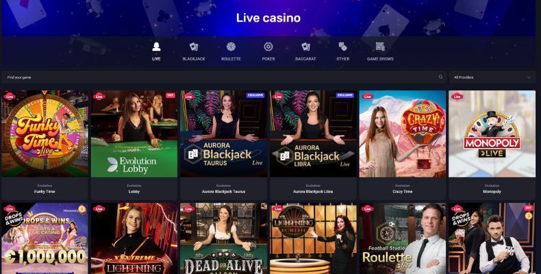 Woo Casino live dealers