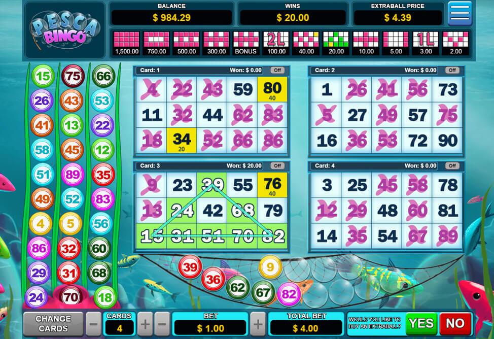 Pesca Bingo Extra