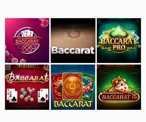 Picture showing online baccarat titles