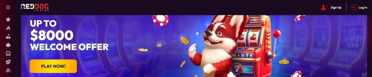 Red Dog Bonus Banner