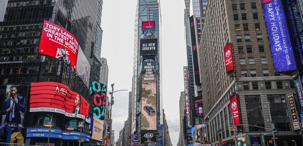 NY Time Square AP