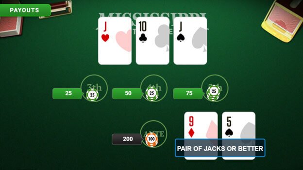 Mississippi Stud Poker