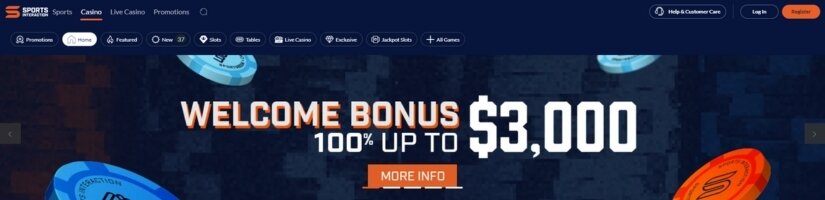 Sport Interaction (SIA) Casino aff card