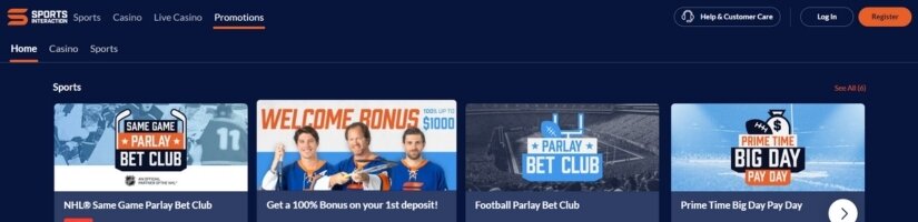Sports Interaction banner