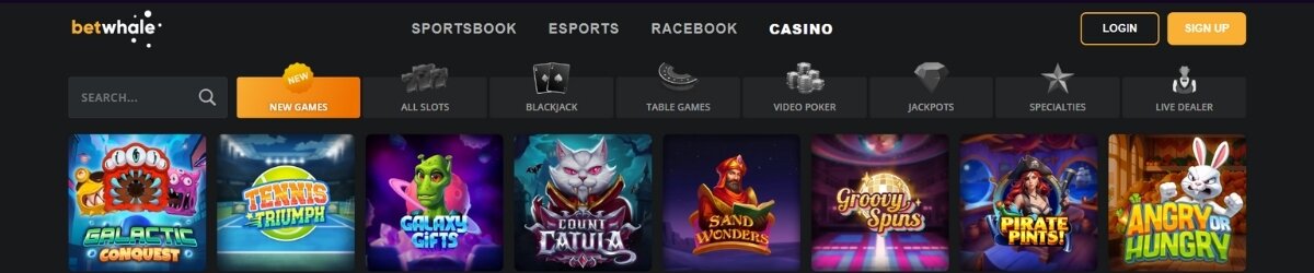 BetWhale Casino Banner