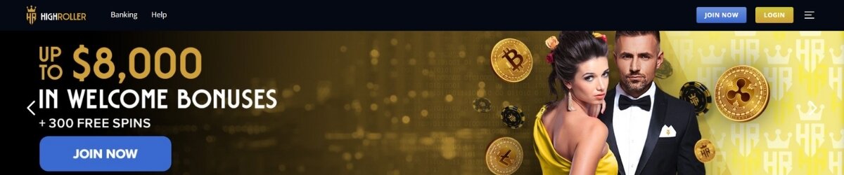 High Roller Bonus Banner