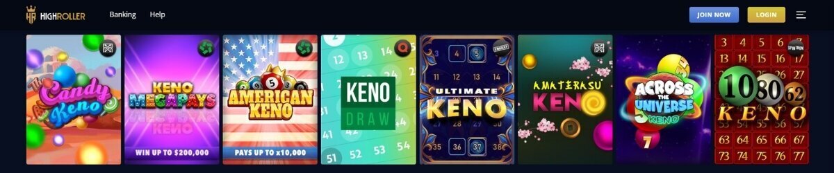 High Roller Keno Casino