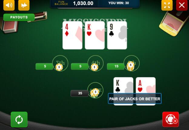 Table Mississippi Stud