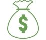 Small green bonus icon