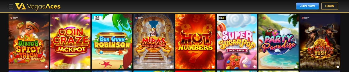 Vegas Aces Slots Banner