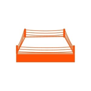 Orange WWE betting icon showing a wrestling ring