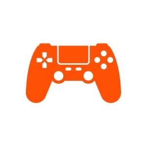 Orange esports betting icon showing a video game control