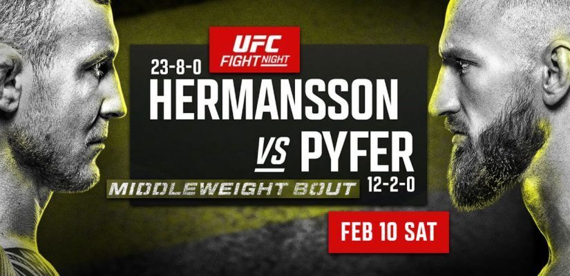 Hermansson Vs Pyfer UFC