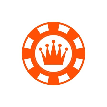 Orange icon showing a casino chip.