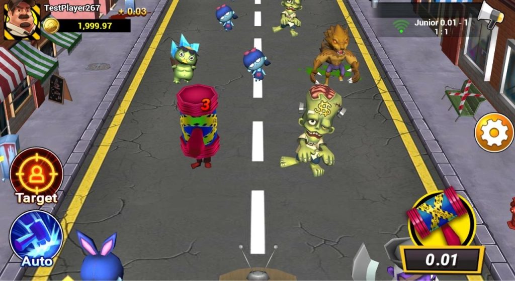 Zombie Party online casino gameplay.