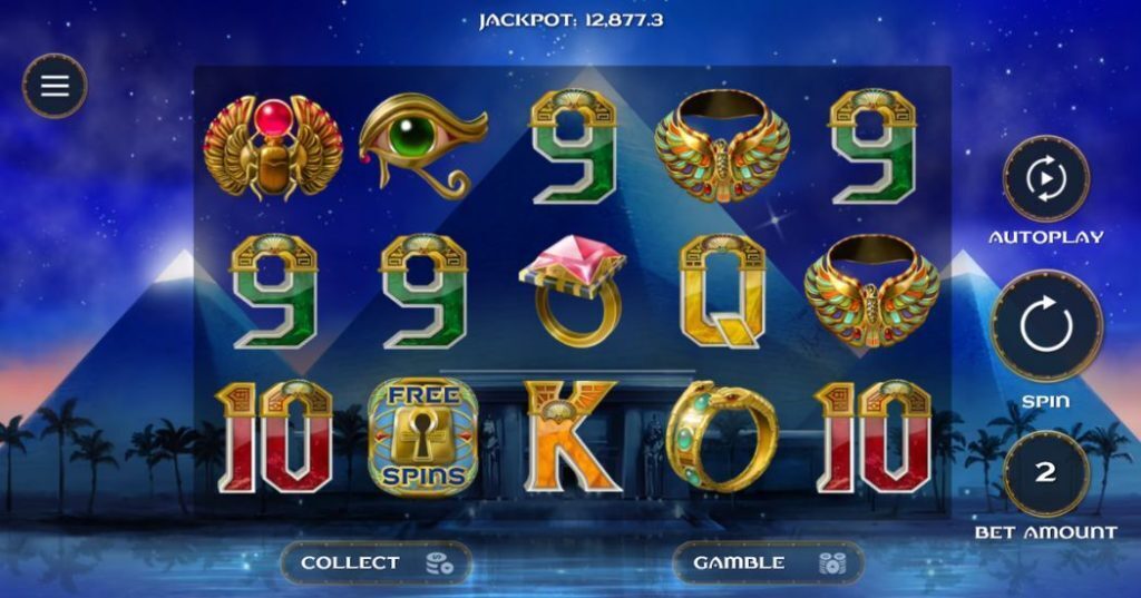A Night With Cleo slots gameplay.