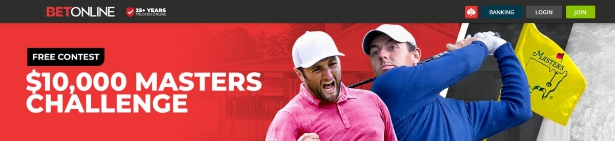 BetOnline golf contestr banner